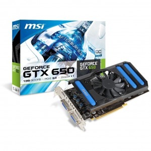 MSI GeForce GTX 650 OC 1GB GDDR5 128-bit