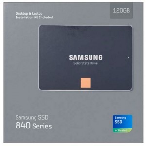 Samsung 840 Series 120GB SATA-III 2.5 inch Desktop/Notebook upgrade kit