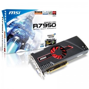 MSI Radeon HD7950 Boost OC 3GB GDDR5 384-bit + 3D Mark coupon