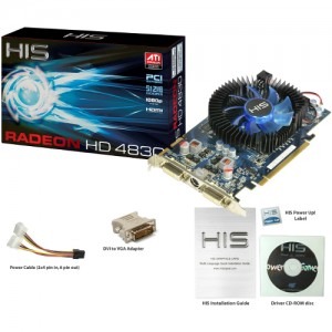 HIS ATI Radeon HD4830 512MB DDR3 256-bit