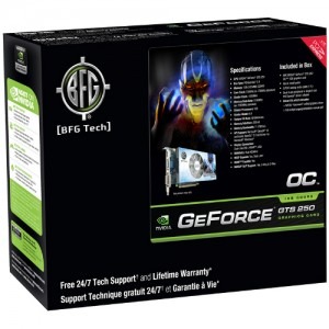 BFG Tech GeForce GTS 250 1GB DDR3 256-bit rev. B