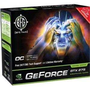 BFG Tech GeForce GTX 275 OC 896MB DDR3 448-bit