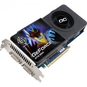 BFG Tech GeForce GTS 250 OC 512MB DDR3 256-bit 55 nm