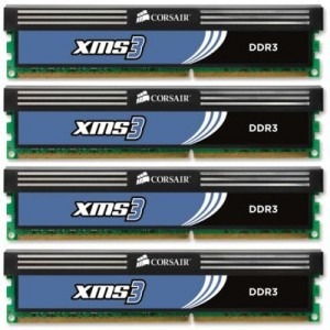 Corsair XMS3 8GB DDR3 1333MHz CL9 Dual Channel Kit Rev. A 4x 2GB