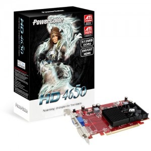 PowerColor Radeon HD4650 512MB DDR2 128-bit HDMI