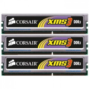 Corsair 6GB DDR3 1333MHz CL7 XMS3 triple channel kit