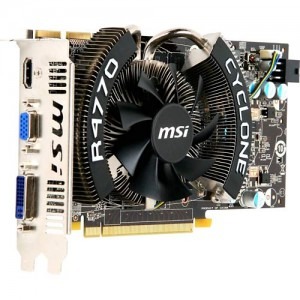 MSI Radeon HD4770 Cyclone 512MB GDDR5 128-bit HDMI