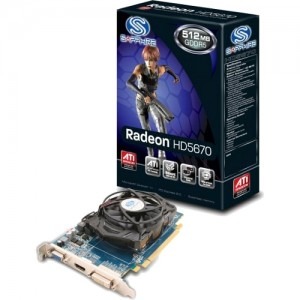 Sapphire Radeon HD5670 1GB GDDR5 128-bit VGA