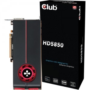 Club 3D Radeon HD5850 1GB GDDR5 256-bit