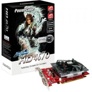 PowerColor Radeon HD4670 PCS 512MB DDR4 128-bit HDMI