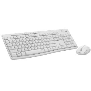 Logitech MK295 SilentTouch Wireless Combo Off White