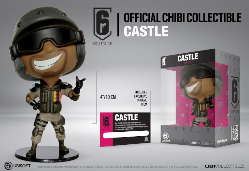 Ubisoft RAINBOW SIX SIEGE CASTLE CHIBI FIGURINE