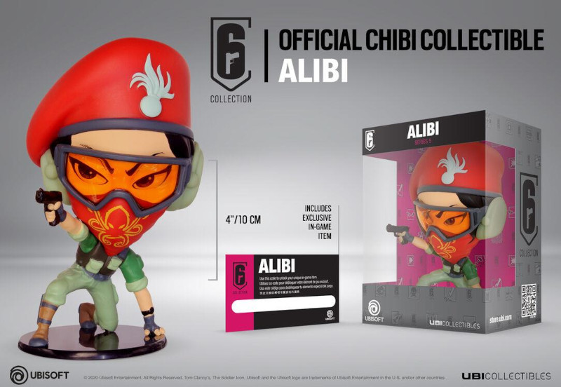Ubisoft RAINBOW SIX SIEGE ALIBI CHIBI FIGURINE