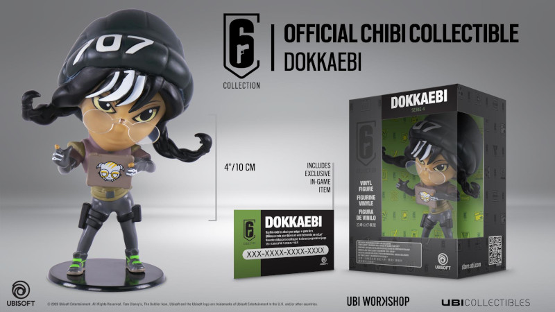 Ubisoft RAINBOW SIX SIEGE DOKKAEBI CHIBI FIGURINE