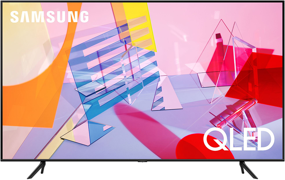 Televizor LED Samsung Smart TV QLED 65Q60TA Seria Q60T 163cm negru 4K UHD HDR