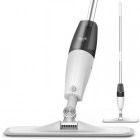 Aspirator Deerma tip mop usor cu rezervor, pulverizare si rotire completa, vertical, Alb