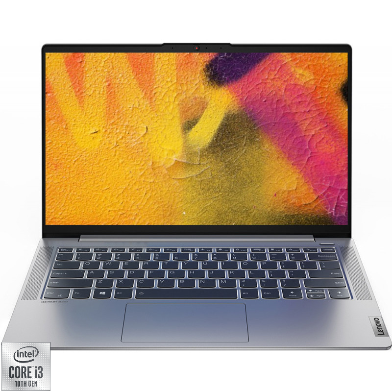 Ultrabook Lenovo 14'' IdeaPad 5 14IIL05, FHD, Procesor Intel® Core™ i3-1005G1 (4M Cache, up to 3.40 GHz), 8GB DDR4, 256GB SSD, GMA UHD, No OS, Platinum Grey