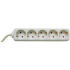 Priza/prelungitor Bachmann Selly 5x Schuko, 3m, White