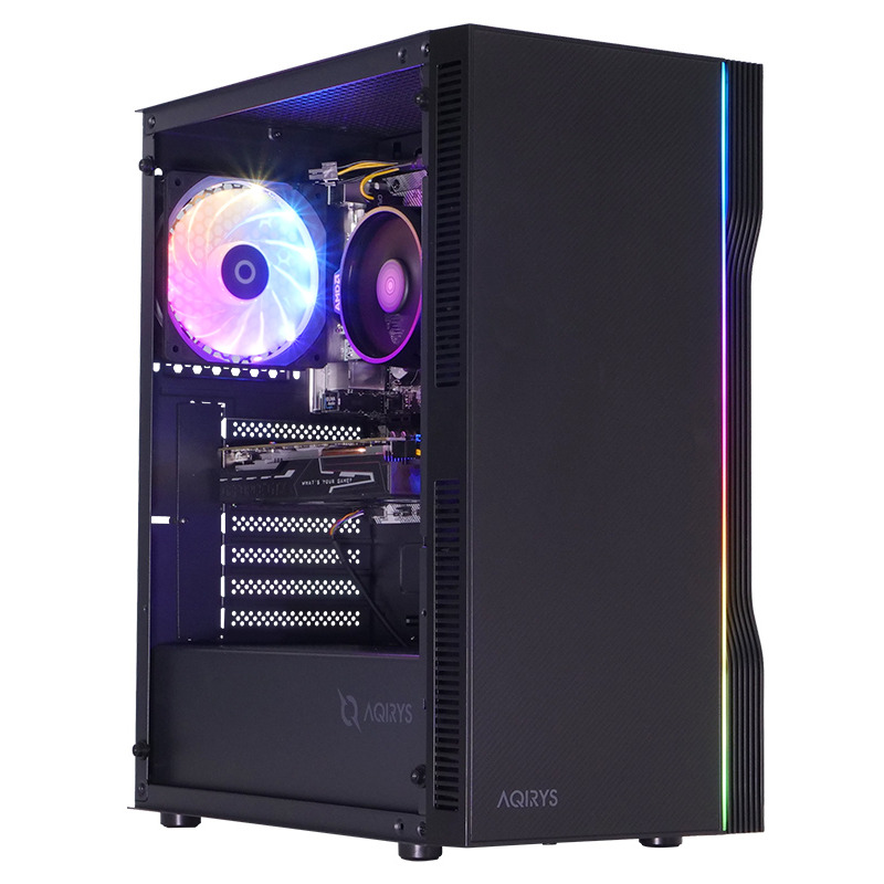 PC FirstGear Gaming Razor, AMD Ryzen 5 2600 3.4GHz, 8GB DDR4, 240GB SSD ...