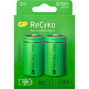GP Batteries ReCyko D 5700mAh (R20) 2buc