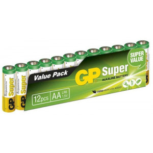GP Batteries Super Alkaline AA (LR6) 12buc
