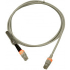 Cablu retea Schrack CAT6a Patch Cable S/FTP cu LED 15m gri