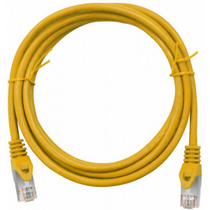 Schrack Cat.5 Patch Cable SF/UTP 10m galben