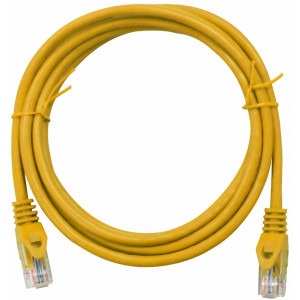 Schrack Cat.5 Patch Cable U/UTP 10m galben
