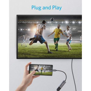 Anker Adaptor PowerExpand+, USB-C la HDMI 4K