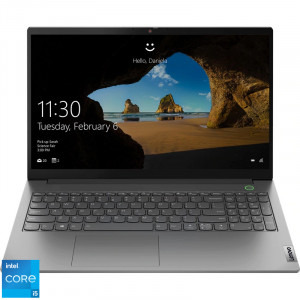 Lenovo 15.6'' ThinkBook 15 G2 ITL, FHD, Procesor Intel® Core™ i5-1135G7 (8M Cache, up to 4.20 GHz), 8GB DDR4, 512GB SSD, Intel Iris Xe, No OS, Mineral Gray