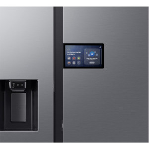 Samsung RS90F65EDTEO, 621 L, Clasa D, Full No Frost, Digital Inverter, AI Home, All Around Cooling, Metal Cooling, AI Energy, SmartThings, Dozator de apa & gheata, Control electronic, 178 cm, Inox