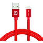 Cablu de date / adaptor Swissten USB Male la Lightning Male, 2 m, Red