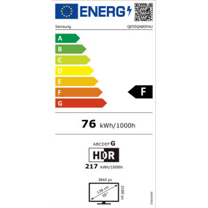 Samsung Smart TV Neo QLED QE55QN80F Seria QN80F 138cm argintiu-negru 4K UHD HDR