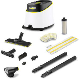 Aspirator Karcher SC 3 Deluxe Textile Edition, de curatat cu abur, 1900W, Alb/Negru