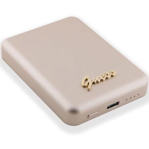 Baterie externa Guess 3000 mAh, 1x USB-C, 5 W, MagSafe, Gold