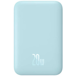 Baterie externa Baseus 6000 mAh, 1x USB-C, 20 W, MagSafe, Blue
