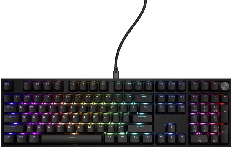 Tastatura Gaming Genesis THOR 404 RGB Outemu Peach Silent Switch Mecanica Black
