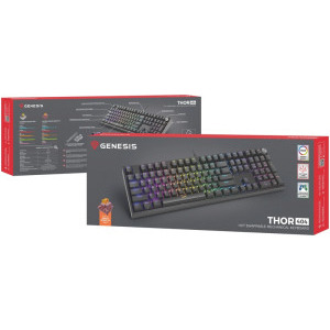 Genesis THOR 404 RGB Outemu Peach Silent Switch Mecanica Black