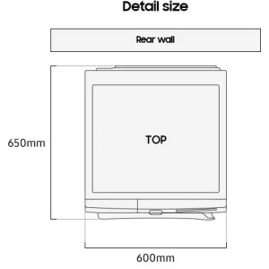 Samsung DV90F09F4SU4 Bespoke AI, Pompa de caldura, 9 kg, Clasa A, Digital Inverter, AI Home, Hygiene Care, AI Dry+, QuickDrive, AI Energy, SmartThings, Iluminare interioara, Inox