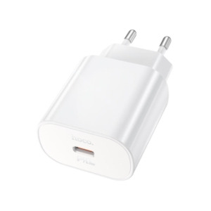Incarcator retea Hoco Jetta N22, 1x USB-C, Quick Charge 25 W, White