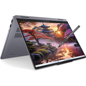Lenovo 14'' IdeaPad 5 2-in-1 14AKP10, WUXGA OLED Touch, Procesor AMD Ryzen™ Al 7 350 (16M Cache, up to 5.0 GHz), 24GB LPDDR5X, 1TB SSD, AMD Radeon 860M, No OS, Luna Grey