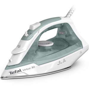Tefal Fier de calcat Virtuo FV2C42E0, 2000W, 27g/min, Alb/Verde