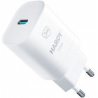 Incarcator retea 3MK Hardy, 1x USB-C, Quick Charge 33 W, GaN, White