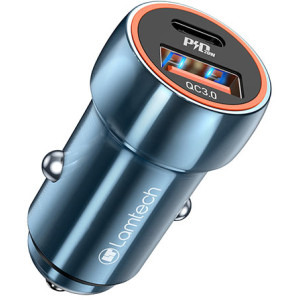 Lamtech 1x USB-C, 1x USB, 20 W, Blue