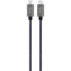 Cablu de date / adaptor Goui USB-C Male la Lightning Male, 1 m, Black