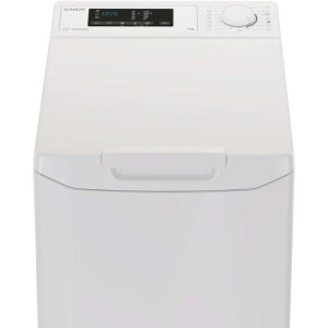 Candy verticala TCA273D3-S, 7 kg, 1200 RPM, Clasa C, AI Weight Sense, hOn, Alb