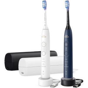 Philips Sonicare Set 2x Periute de dinti electrice Seria 7100 HX7429/01 Alb & Albastru