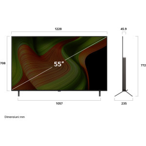 LG Smart TV OLED55B53LA Seria AI B5 139cm 4K UHD HDR