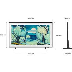 Samsung Smart TV The Frame QLED QE43LS03F Seria LS03F 108cm negru 4K UHD HDR