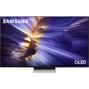 Televizor LED Samsung Smart TV OLED QE55S90F Seria S90F 138cm negru 4K UHD HDR